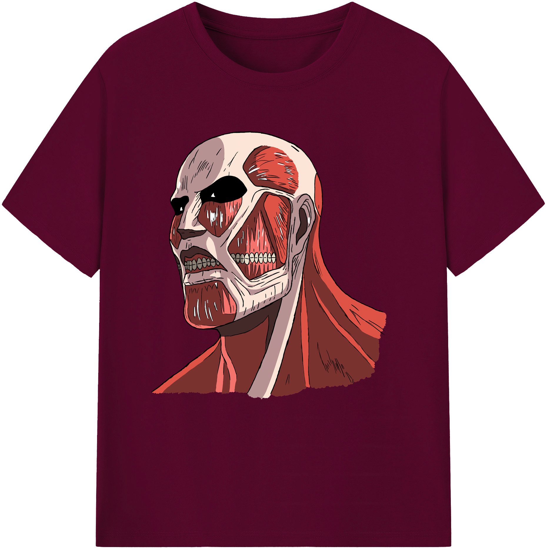 （画像用） 進撃の巨人 Attack on Titan レディースカジュアルプリントTシャツ（綿100％）